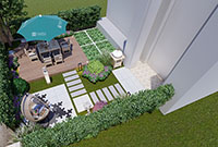 別墅庭院設計：鄭州80平米庭院景觀設計